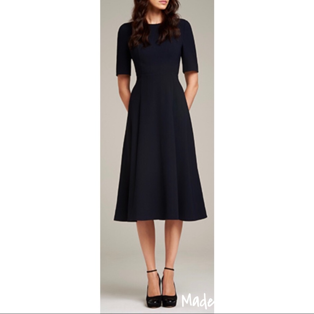 LK Bennett | Dresses | Lk Bennett Navy Blue Cayla Dress